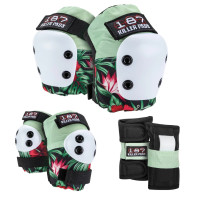 187 KILLER PADS Protection Adult Six Pack Hibiscus S/M