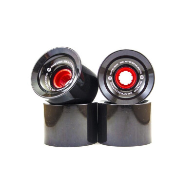 Shiver Longboard Wheels 70mm/78a Schwarz/Rot