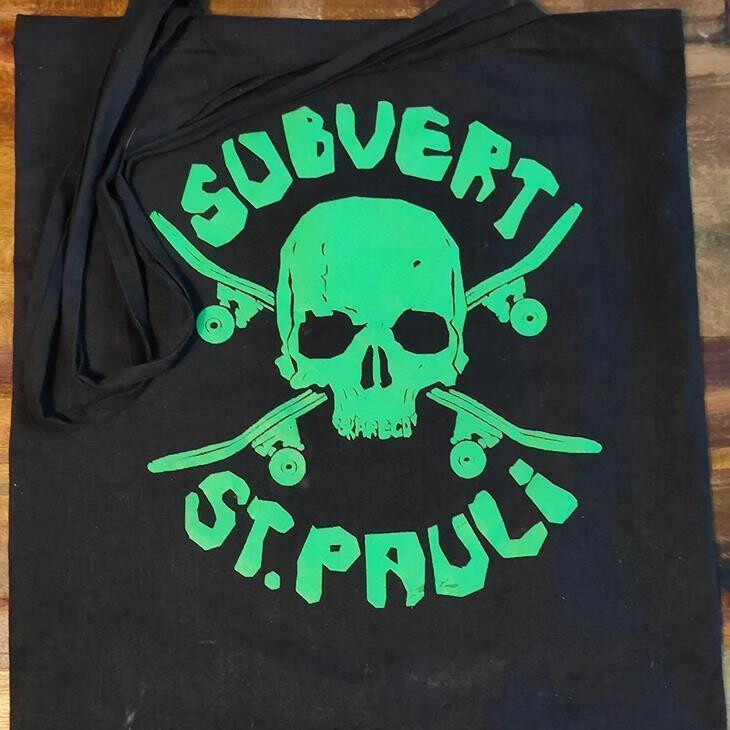 SkaReCo Jute Bag St.Pauli skull