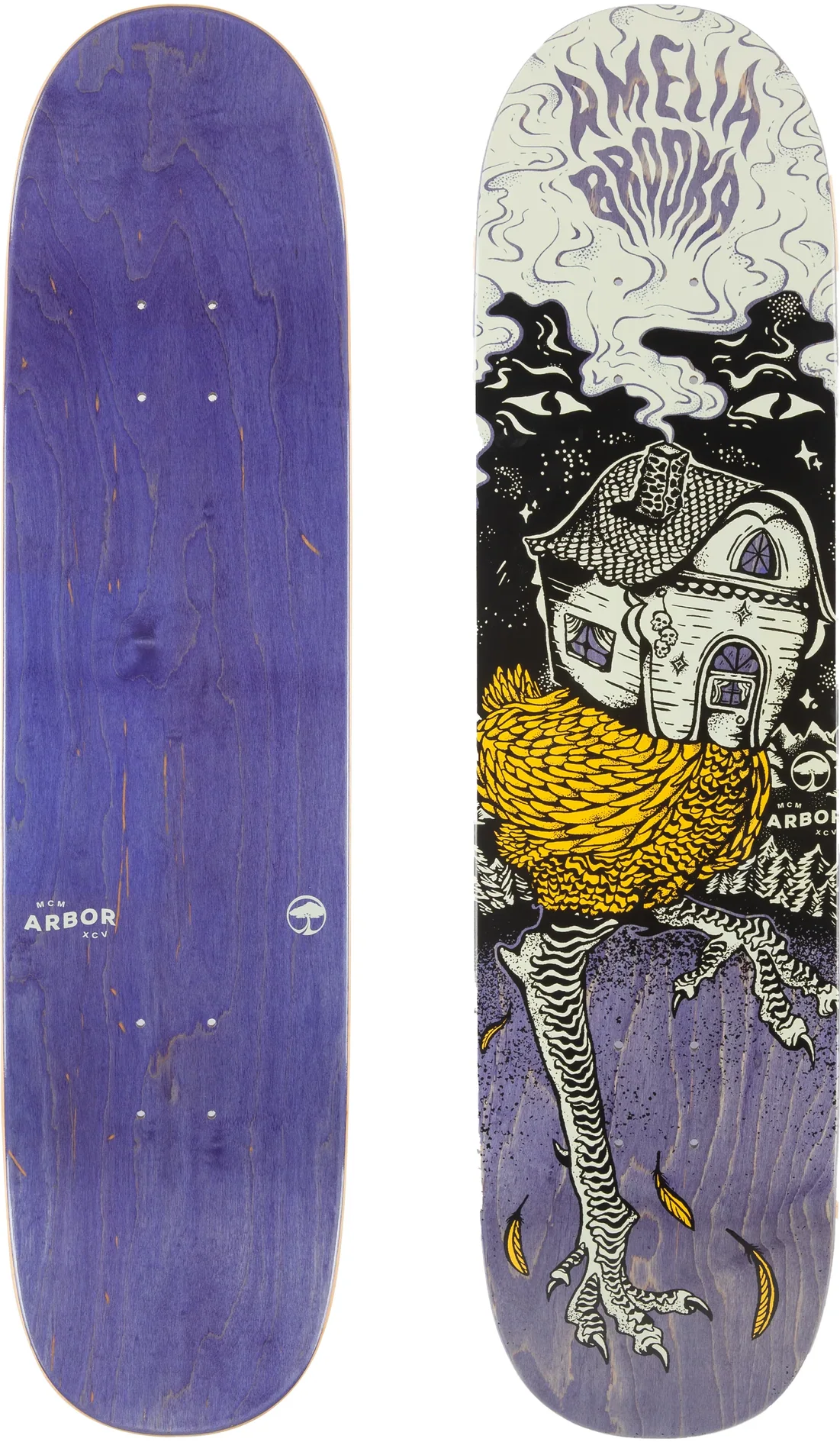 Arbor Deck Amelia Baba Yaga 31,75" x 8" WB14,25" purple