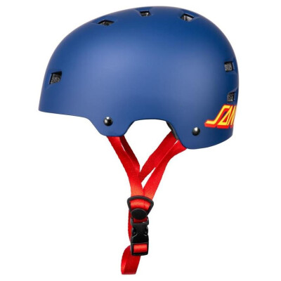 Bullet x Santa Cruz Helmet Strip Logo Matte Blue S/M Adult