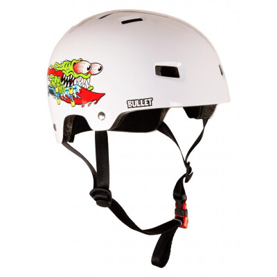 Bullet x Santa Cruz Helmet Slasher Youth Gloss White OSFA
