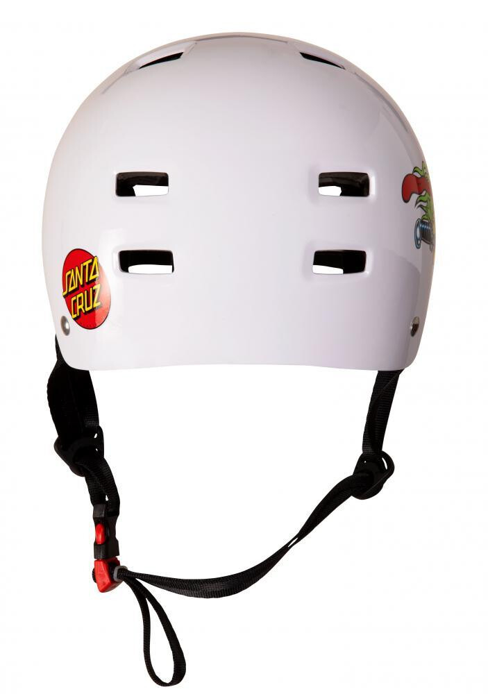 Bullet x Santa Cruz Helmet Slasher Youth Gloss White OSFA