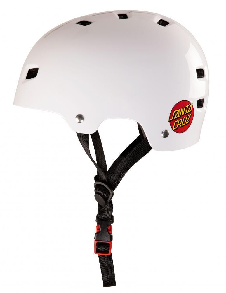 Bullet x Santa Cruz Helmet Slasher Youth Gloss White OSFA