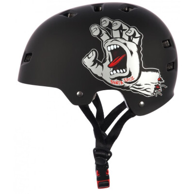 Bullet x Santa Cruz Helmet Screaming Hand Matt Black
