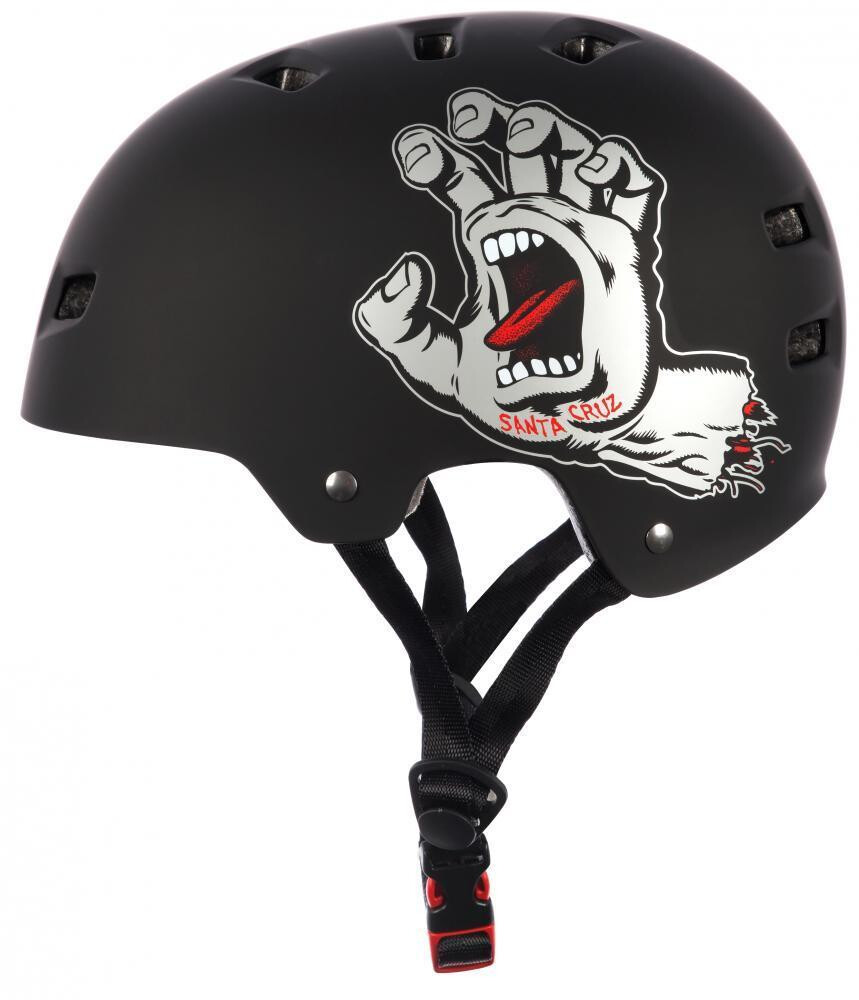 Bullet x Santa Cruz Helmet Screaming Hand Matt Black