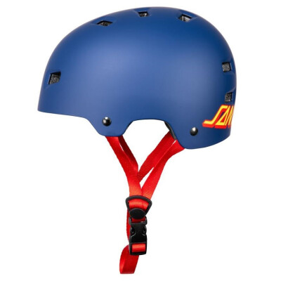 Bullet x Santa Cruz Helmet Strip Logo Matte Blue