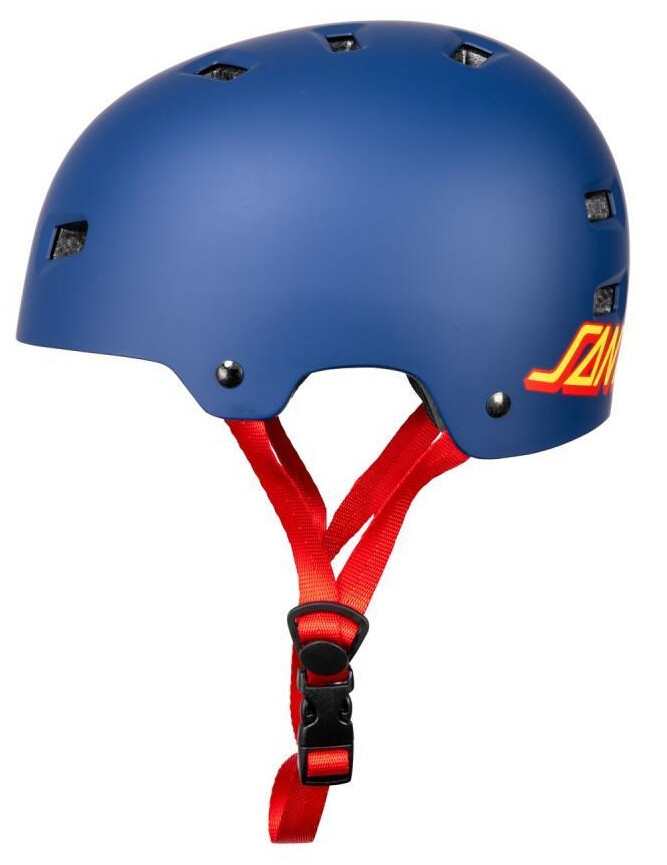 Bullet x Santa Cruz Helmet Strip Logo Matte Blue