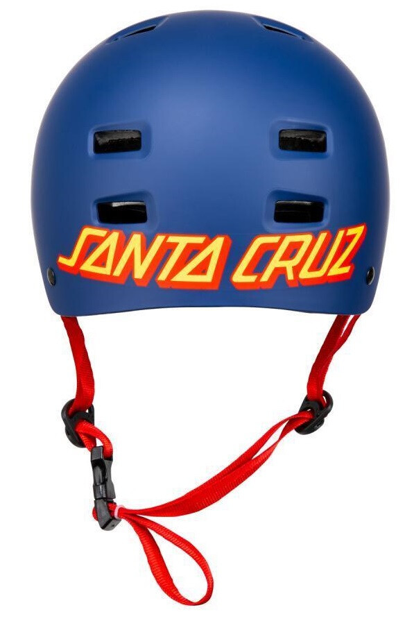 Bullet x Santa Cruz Helmet Strip Logo Matte Blue