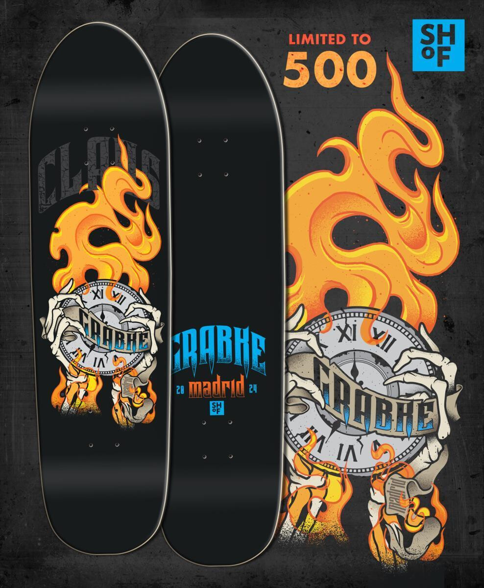 Madrid Deck Claus Grabke Hall of Fame 2024 black 8,875 x 34