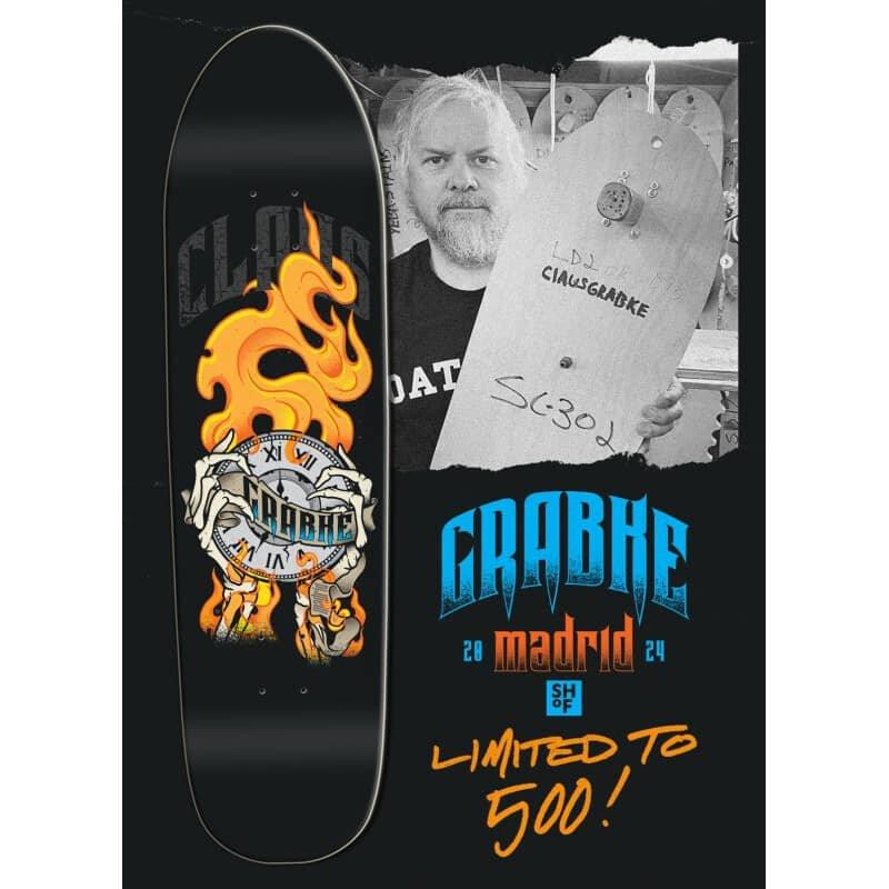 Madrid Deck Claus Grabke Hall of Fame 2024 black 8,875 x 34