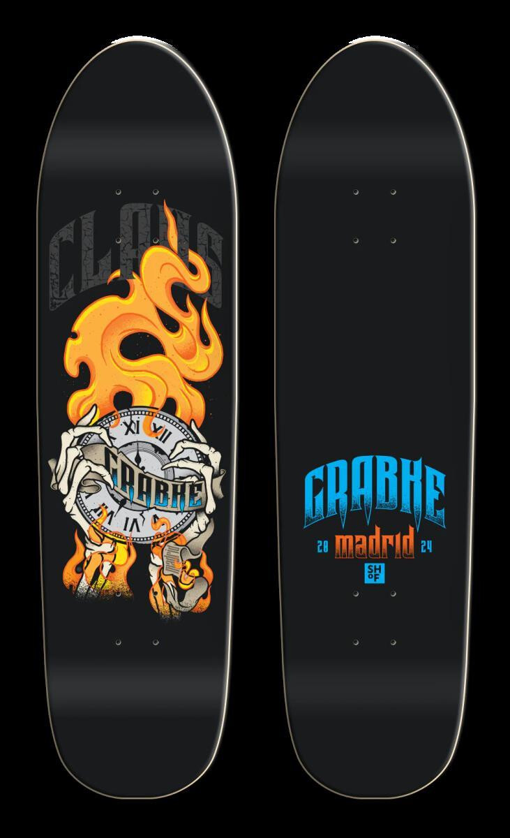 Madrid Deck Claus Grabke Hall of Fame 2024 black 8,875 x 34