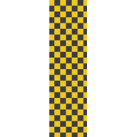 Fruity Griptape (9"x33") Black/Yellow Checkers...