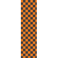 Fruity Griptape (9"x33") Black/Orange Checkers...