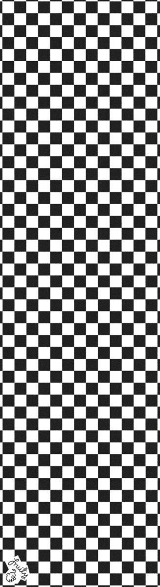 Fruity Griptape (9"x33") Black/White Checkers Single Sheet
