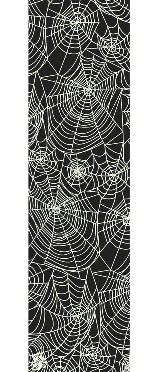 Fruity Griptape (9"x33") Spider Cob Webs (Glow in the Dark) Single Sheet