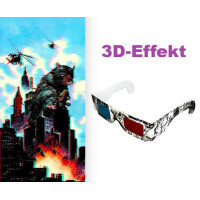 Fruity Griptape (9"x33") Anaglyph Rat with 3D...