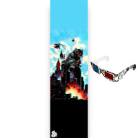 Fruity Griptape (9"x33") Anaglyph Rat with 3D...