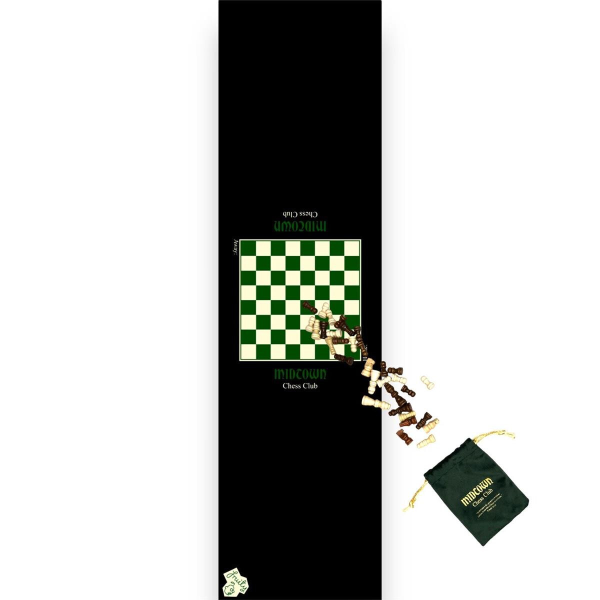Fruity Griptape (9"x33") PACK Midtown Chess Club Single Sheet with Chess Pieces