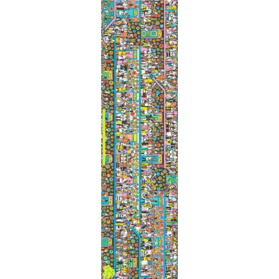 Fruity Griptape (9"x33") Wheres Wally Corridors
