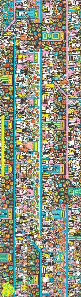 Fruity Griptape (9"x33") Wheres Wally Corridors