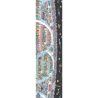 Fruity Griptape (9"x33") Wheres Wally In The Future