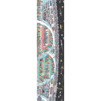 Fruity Griptape (9"x33") Wheres Wally In The...