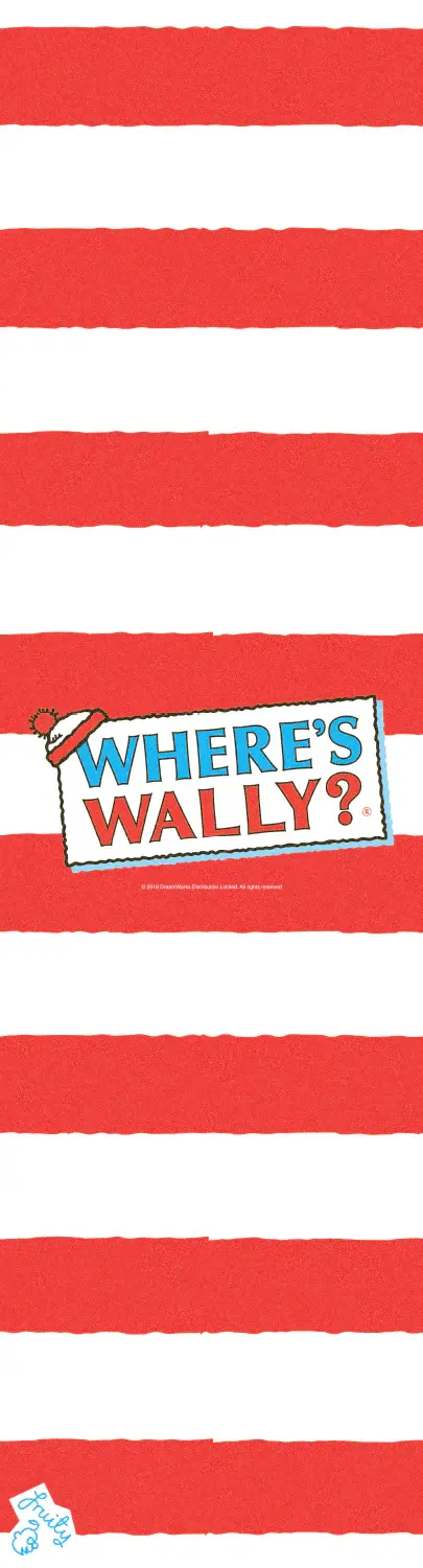 Fruity Griptape (9"x33") Wheres Wally Stripes