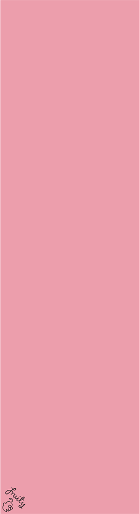 Fruity Griptape (9"x33") Pastel Pink Single Sheet