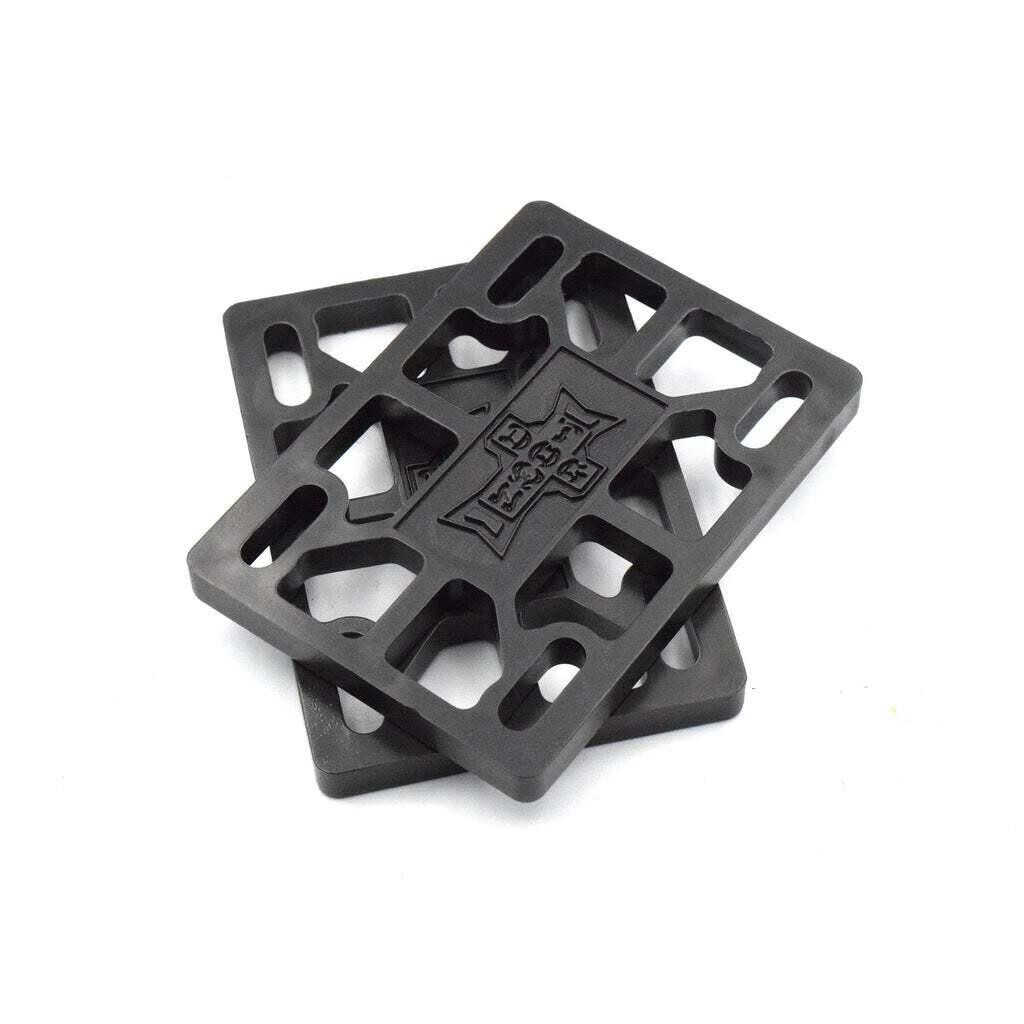 Dogtown Risers 1/8 Inch Black 3mm Set