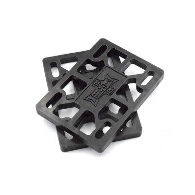 Dogtown Risers 1/4 Inch Black 6.5mm Set