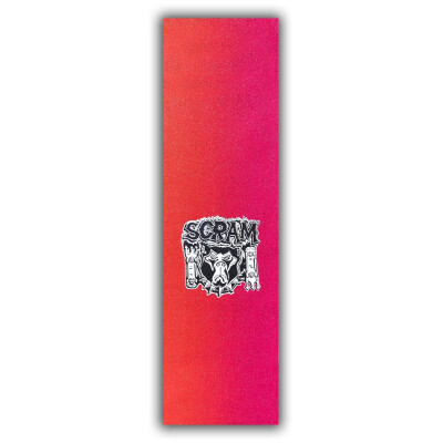 SCRAM-SKATES Griptape 10"x34" Bulldog