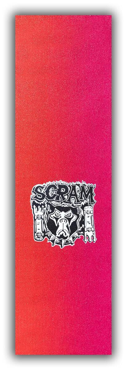 SCRAM-SKATES Griptape 10"x34" Bulldog