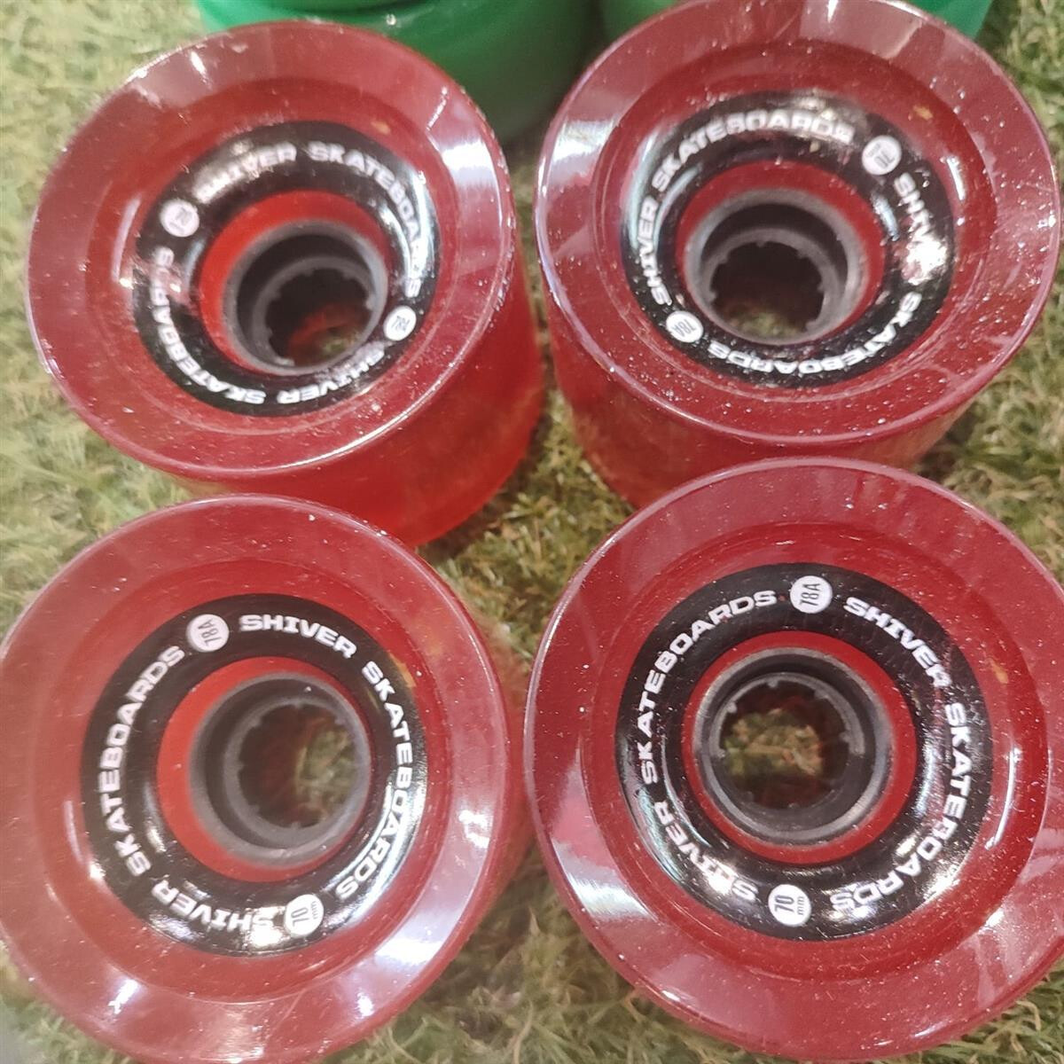 Shiver Longboard Wheels 70mm/78a Rot