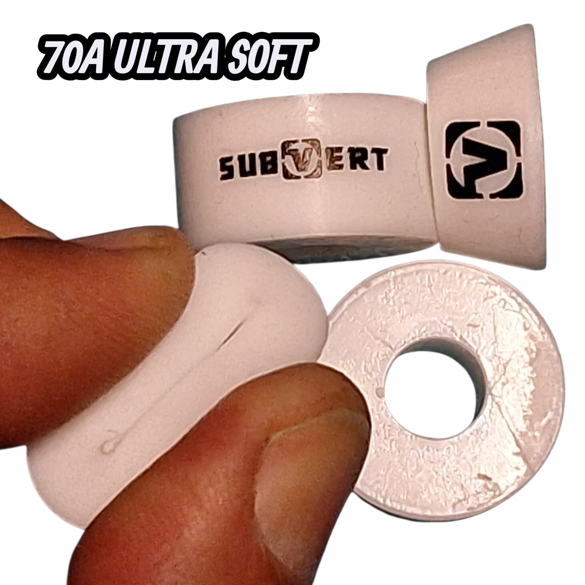 SubVert Bushings 70A Barrel/Barrel ULTRA-Soft White 4er Set - for Kids