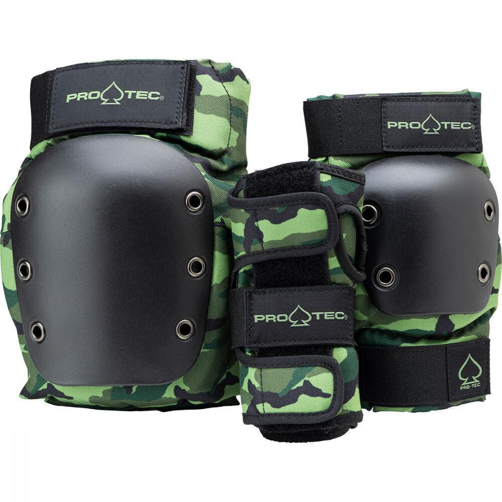 Pro-Tec Street Gear Junior 3-Pack Pad Set Camo/Black YS