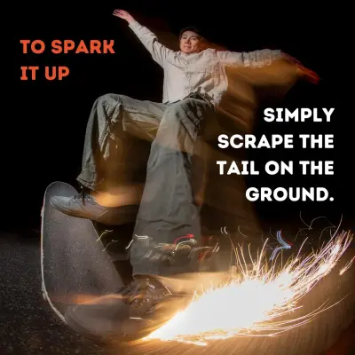 Tail Devil Spark Plate - Color : Red