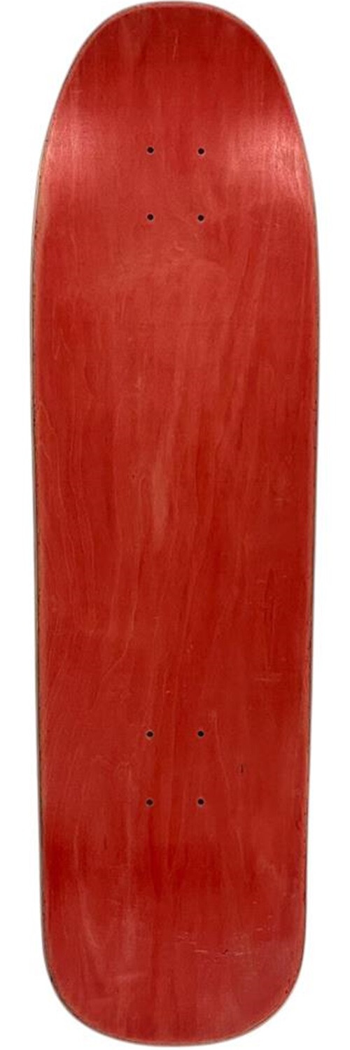 SkaReCo Deck Oldschool+Surfskate Hybrid 9,5” * 32,5” WB16,5” orange red / orange red  - gepresst in Deutschland