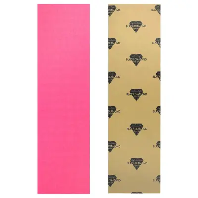 Black Diamond Griptape 10" x 40" Longboard sheet neon pink