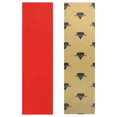 Black Diamond Griptape 10" x 40" Longboard sheet red