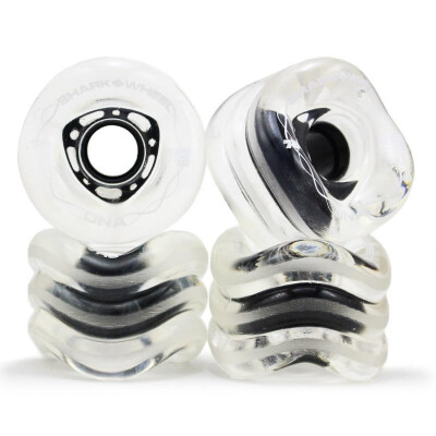 SHARK WHEEL DNA 72mm/78a transparent with black core