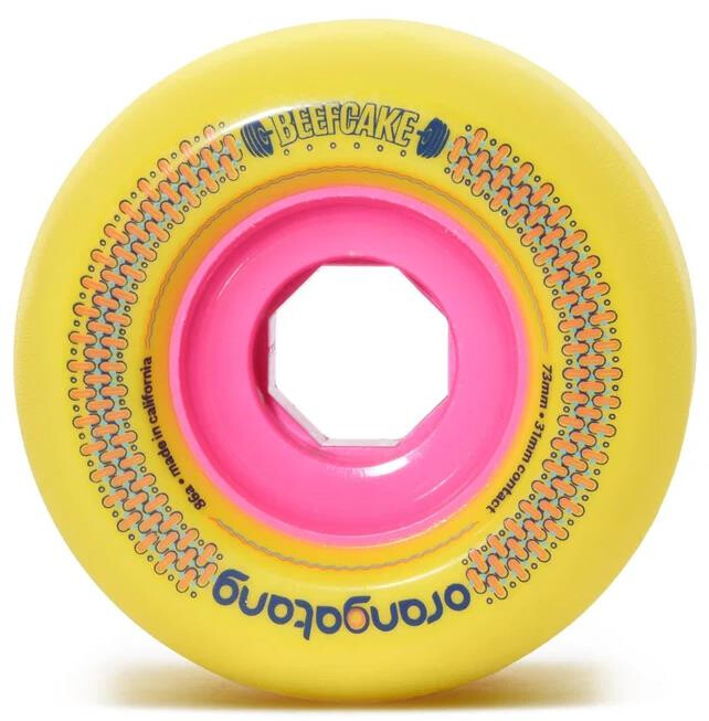 Orangatang Wheels Beefcake 73mm 86a yellow