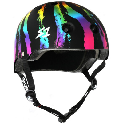 S-ONE Helmet Lifer - Black Matte Rainbow Swirl