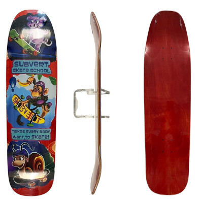 SkaReCo Deck O33 OLD SCHOOL  33"x9" WB15" skateschool / red