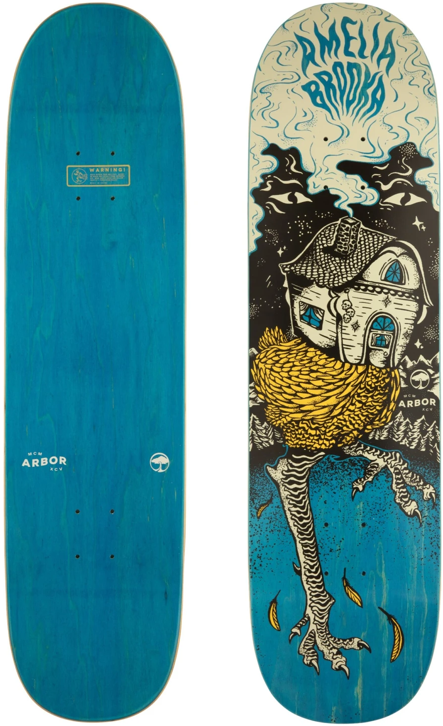 Arbor Deck Amelia Baba Yaga 32,25" x 8,5"  WB14,625" blue