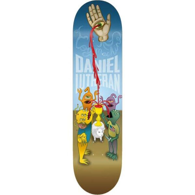 Toy Machine Deck Lutheran Bloodhand 8.5" x 32.35" blue