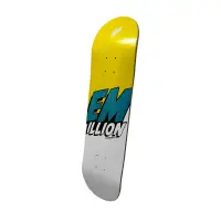 EMillion Deck - Logo - 8.125 x 31.5 yellow
