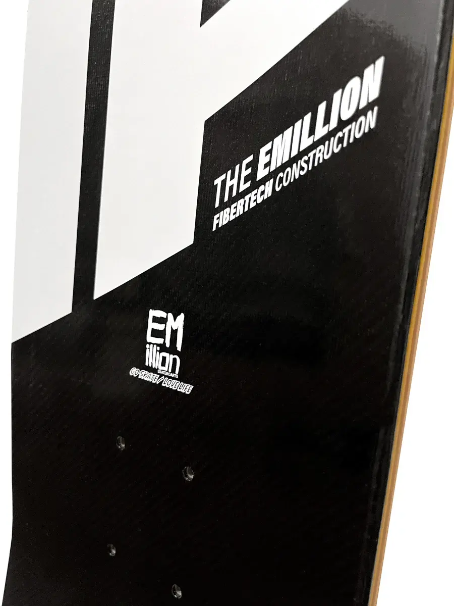 EMillion Deck - Logo - 8.125 x 31.5 yellow