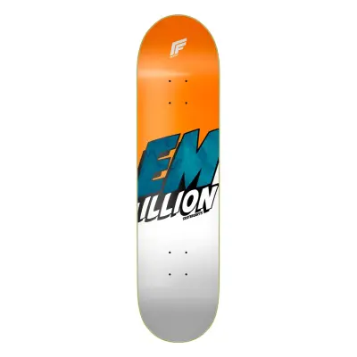 EMillion Deck - Logo - 8.25 x 32.0 orange