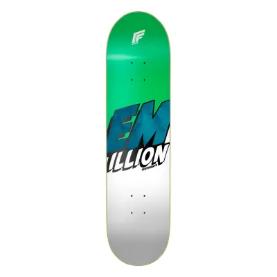 EMillion Deck - Fibertech -  Logo - 8.375 x 32.0 grün